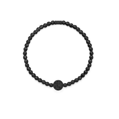 bracciale chanel perle nere|bracciale chanel uomo.